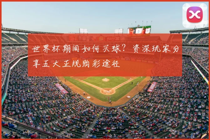 世界杯期间如何买球?资深玩家分享五大正规购彩途径